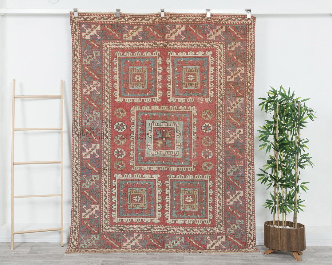 Oushak Rug 5' 5" x 6' 7" | No. VR89367