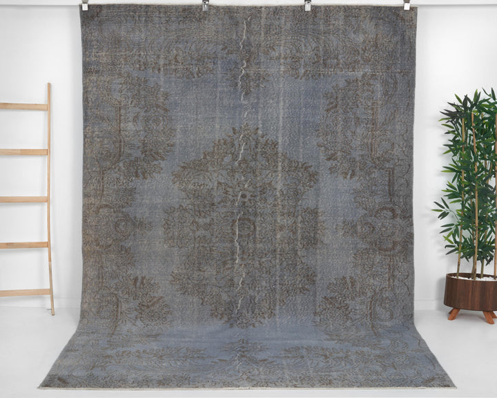 Blue Oushak Rug 6' 6" x 9' 8" | No. VR13072
