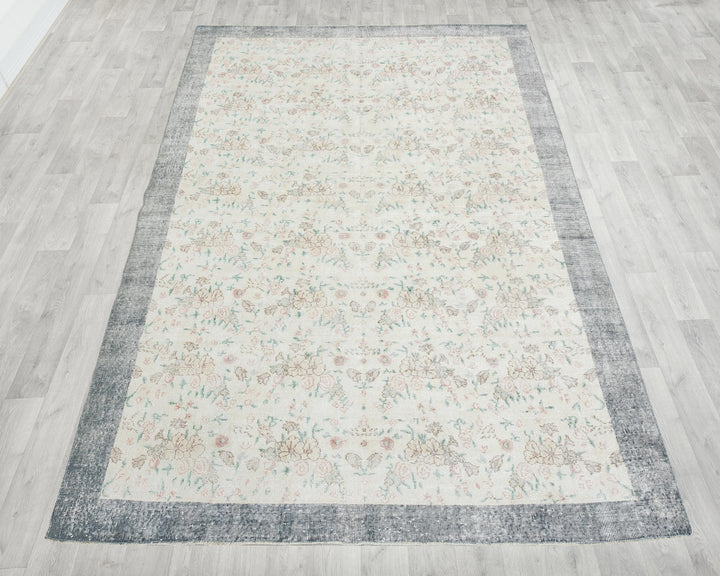 Faded Oushak Rug 6' 7" x 9' 10" | No. VR96727