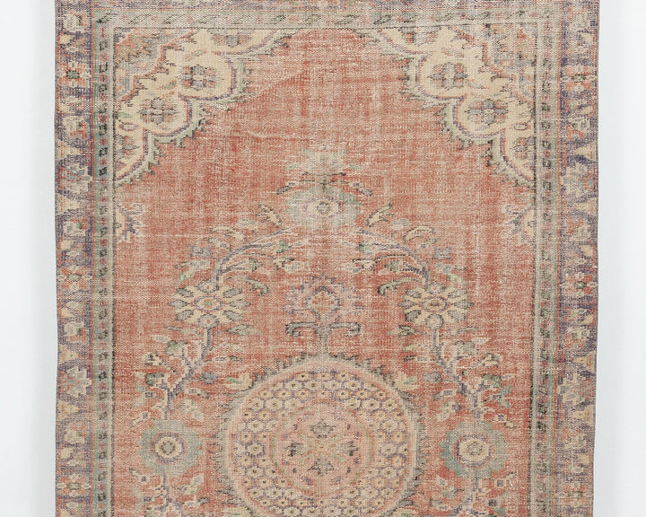 Orange Oushak Rug 5' 1" x 6' 7" | No. VR65249