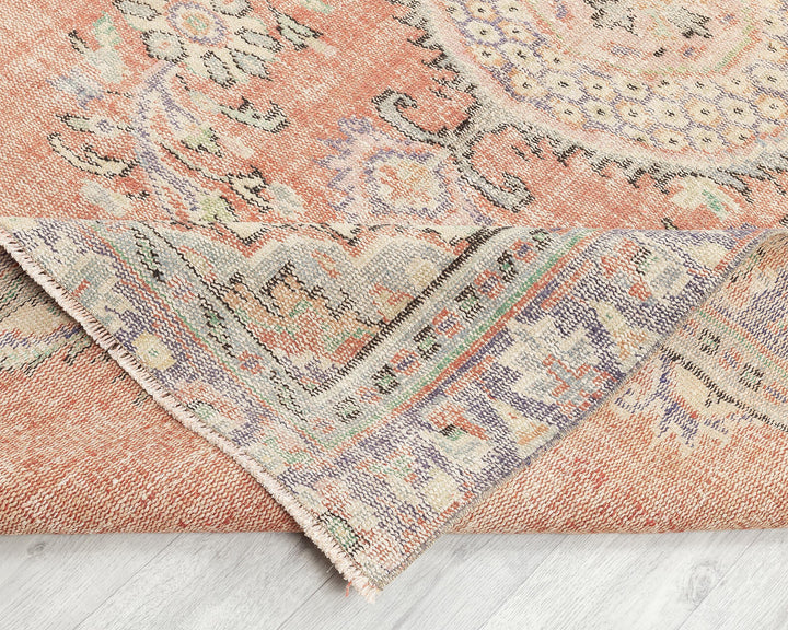 Orange Oushak Rug 5' 1" x 6' 7" | No. VR65249