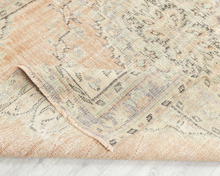 Muted Oushak Rug 4' 6" x 7' 2" | No. VR92533