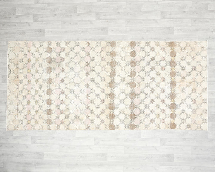 Neutral Oushak Rug 4' 8" x 10' | No. VR72839