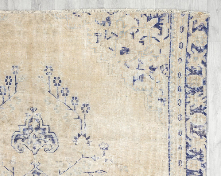 Neutral Oushak Rug 5' 10" x 9' | No. VR89792
