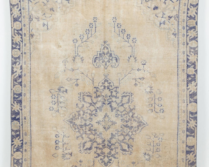 Neutral Oushak Rug 5' 10" x 9' | No. VR89792