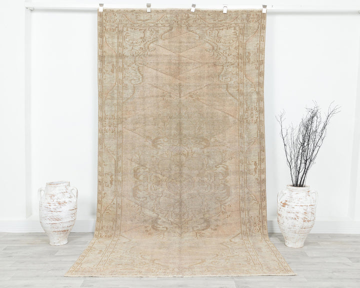 Brown Oushak Rug 5' 1" x 9' 8" | No. VR59065