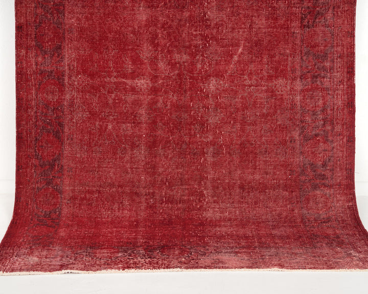Red Vintage Turkish Rug 4' 5" x 8' 2" | No. VR78043