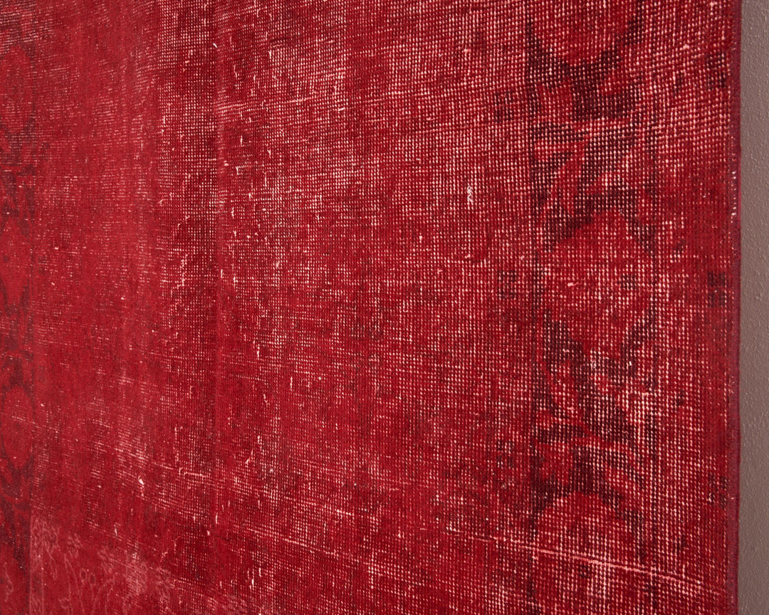 Red Vintage Turkish Rug 4' 5" x 8' 2" | No. VR78043