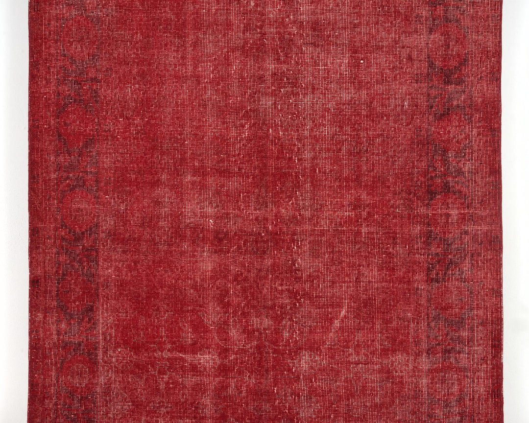 Red Vintage Turkish Rug 4' 5" x 8' 2" | No. VR78043