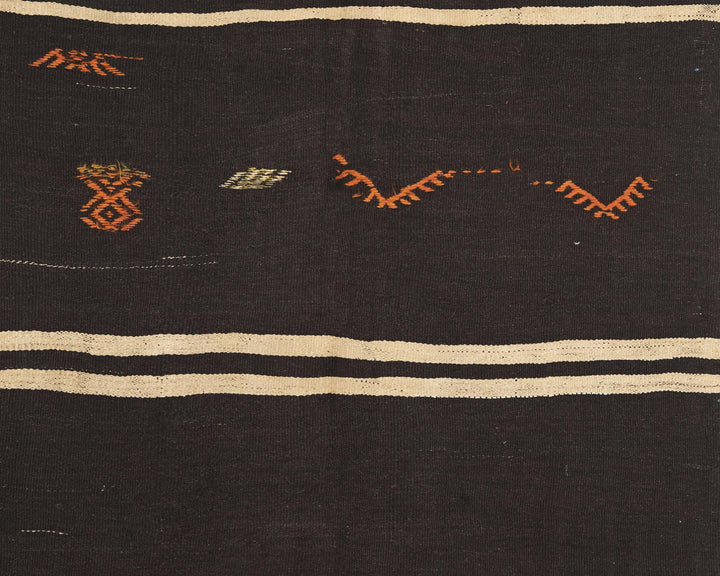 Brown Kilim Rug 5' 11" x 9' 6" | No. VR81527