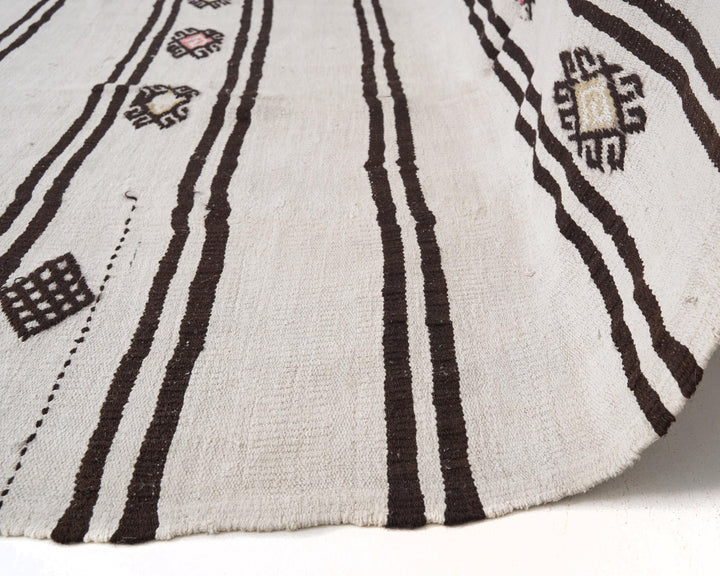 Black Kilim Rug 12' 4" x 6' 7" | No. VR59976