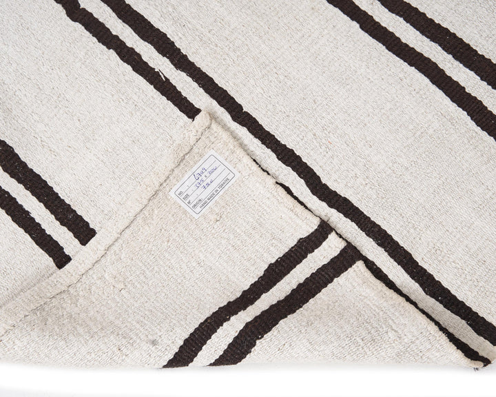 Black Kilim Rug 12' 4" x 6' 7" | No. VR59976