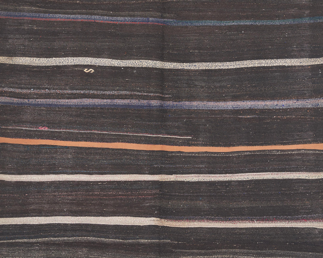 Brown Kilim Rug 5' 7" x 8' 6" | No. VR51384
