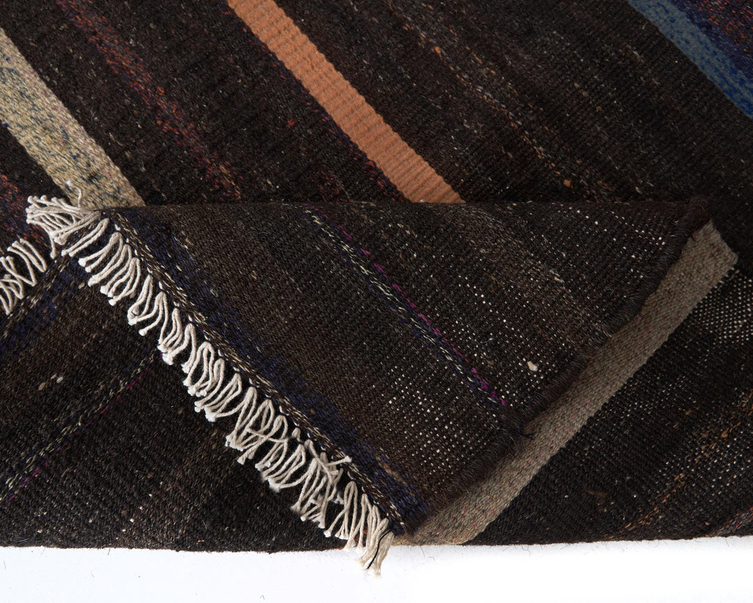 Brown Kilim Rug 5' 7" x 8' 6" | No. VR51384