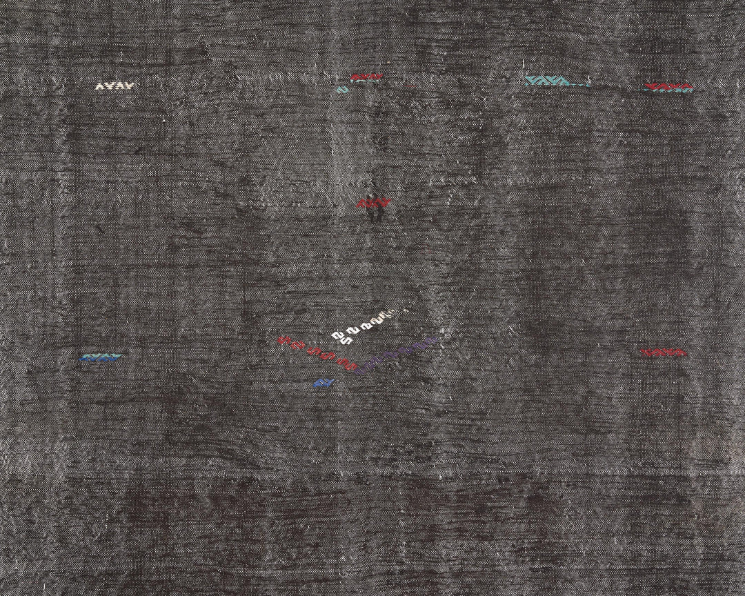 Brown Kilim Rug 6' 9" x 9' 10" | No. VR14889