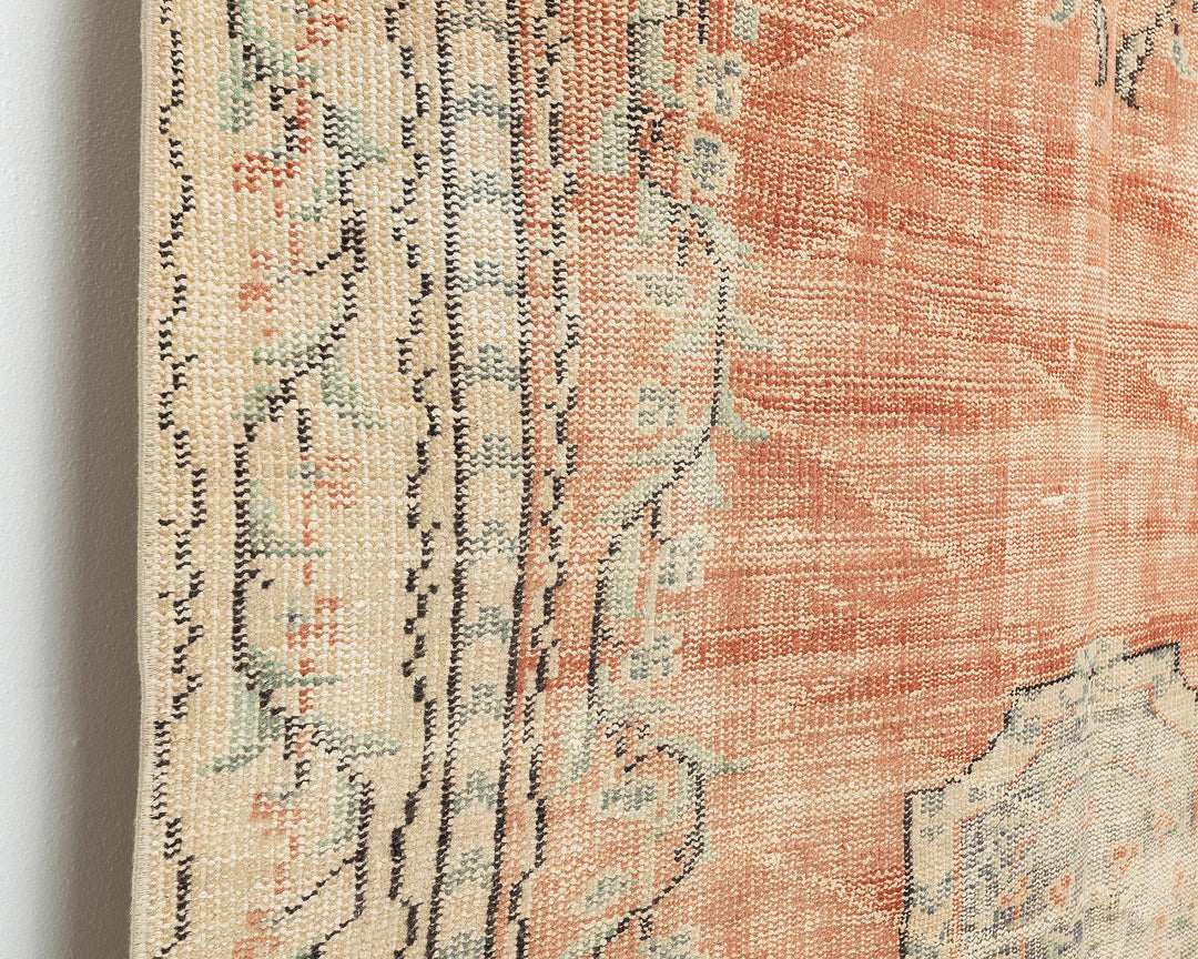 Orange Oushak Rug 5' 1" x 8' 1" | No. VR69624