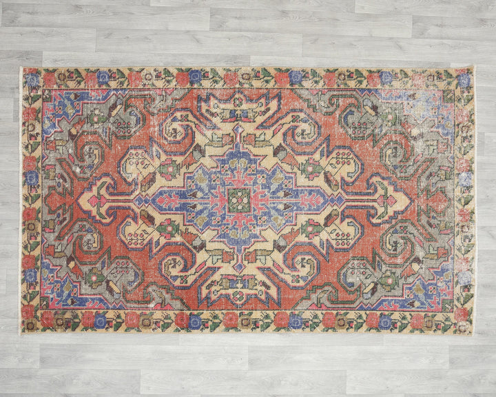 Pink Oushak Rug 7' 5" x 4' 6" | No. VR38663