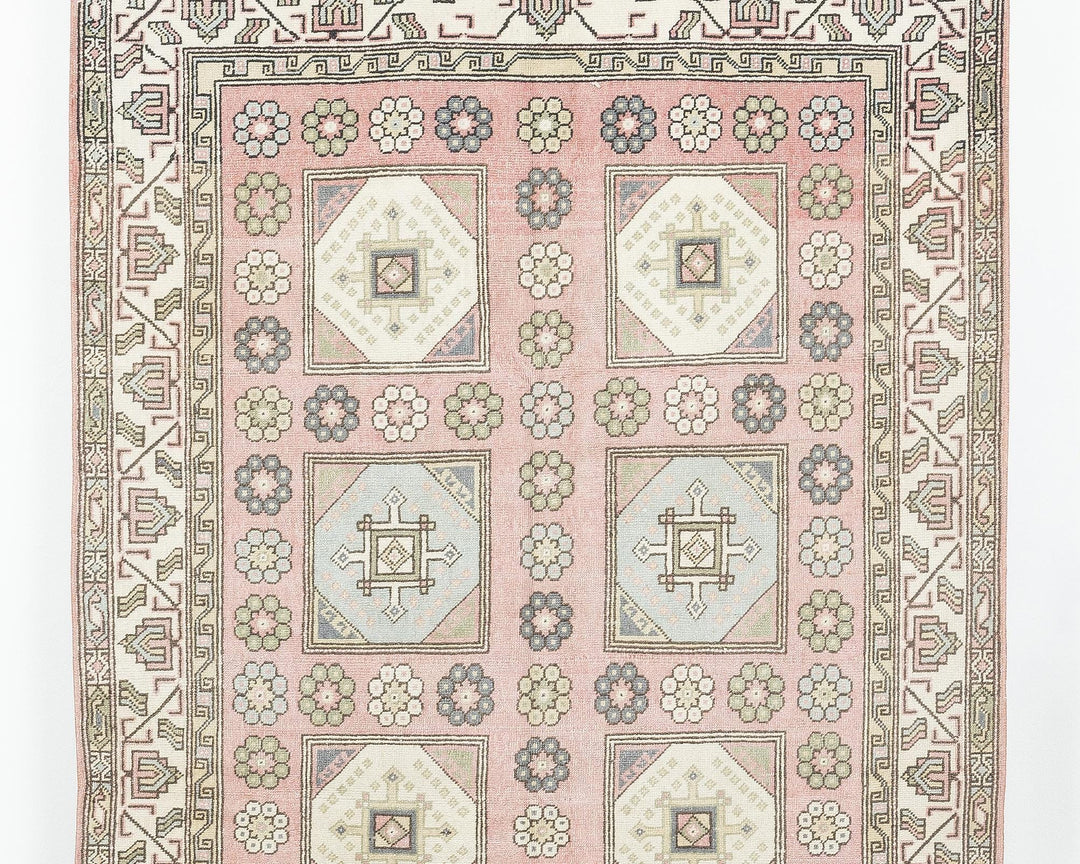 Brown Oushak Rug 4' 8" x 8' 11" | No. VR21377