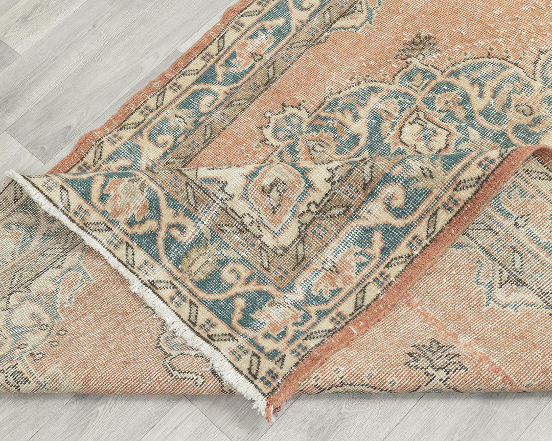 Pastel Oushak Rug 3' 9" x 6' 5" | No. VR27212