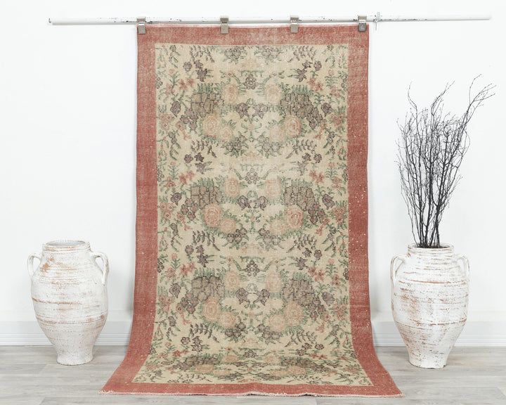 Oushak Rug 6' 9" x 3' 6" | No. VR83673