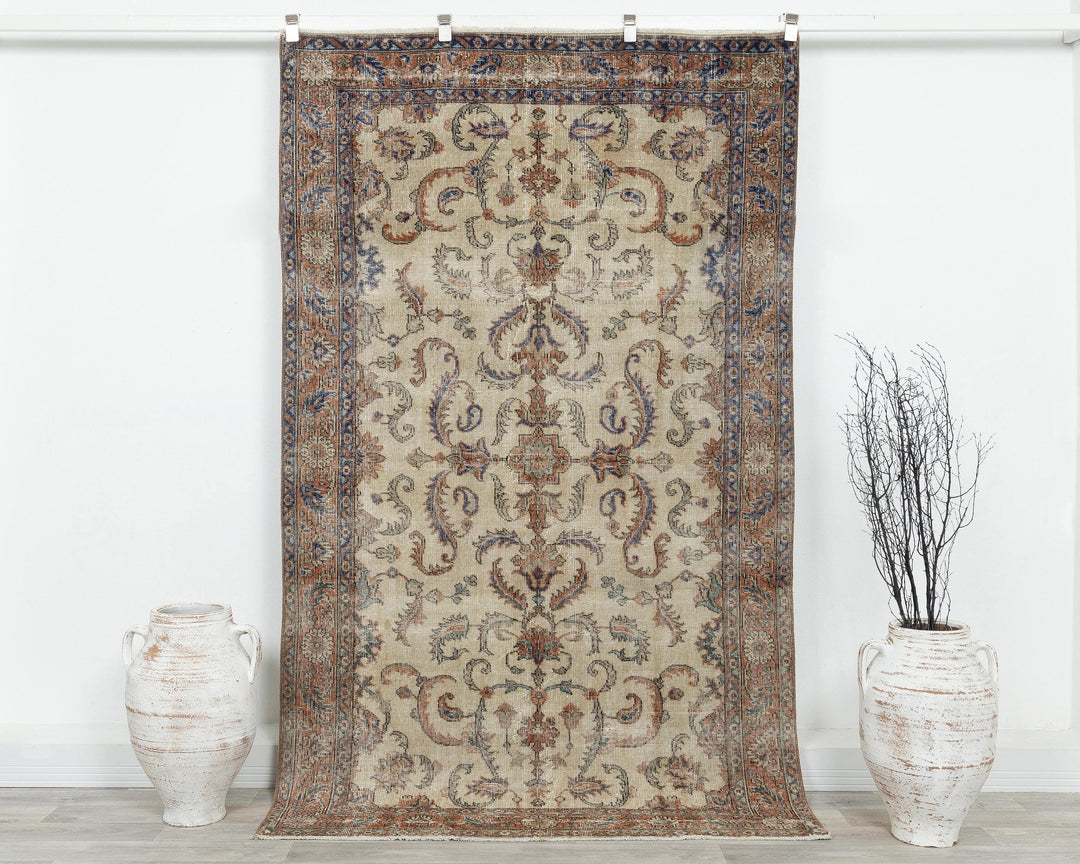 Oushak Rug 4' 6" x 7' 6" | No. VR62244