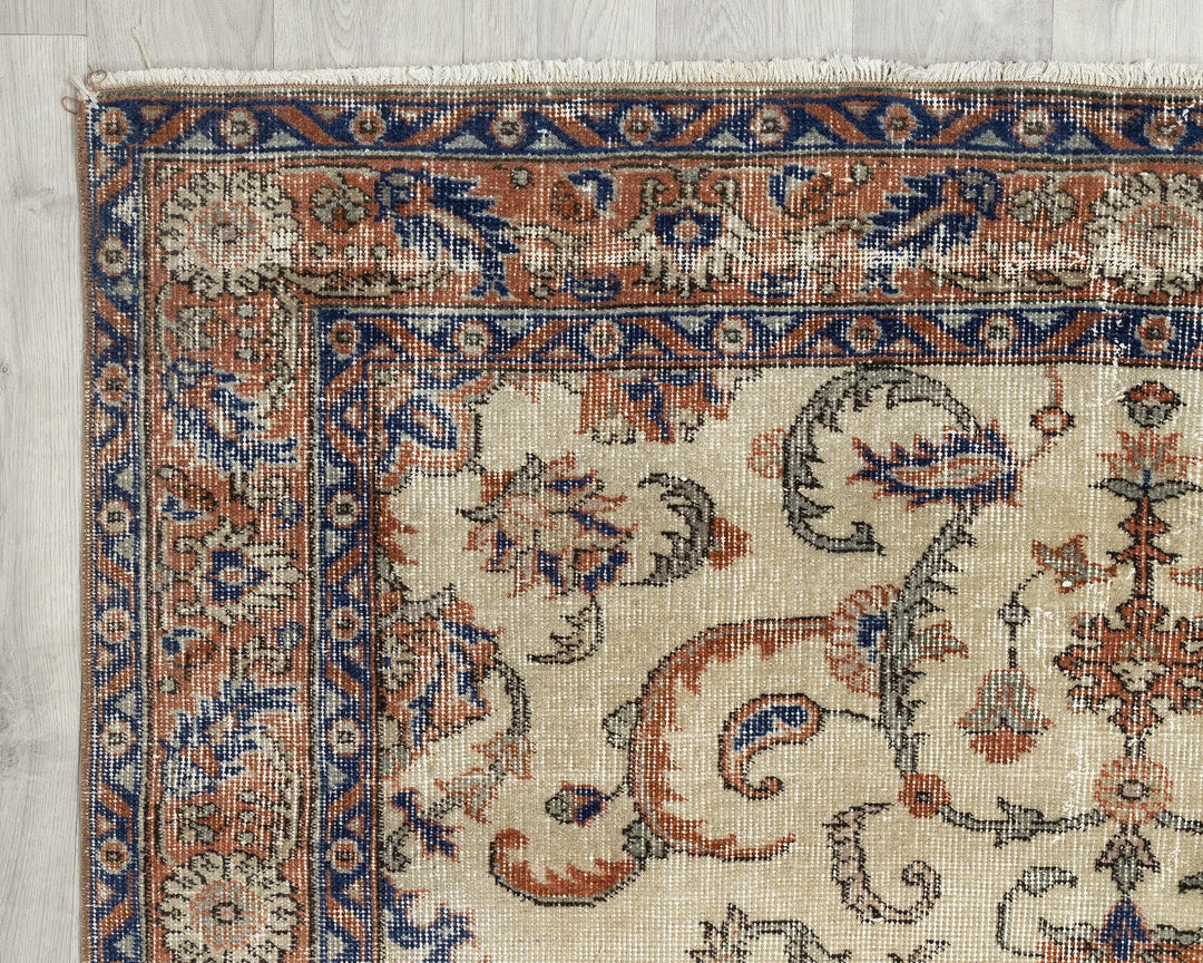 Oushak Rug 4' 6" x 7' 6" | No. VR62244