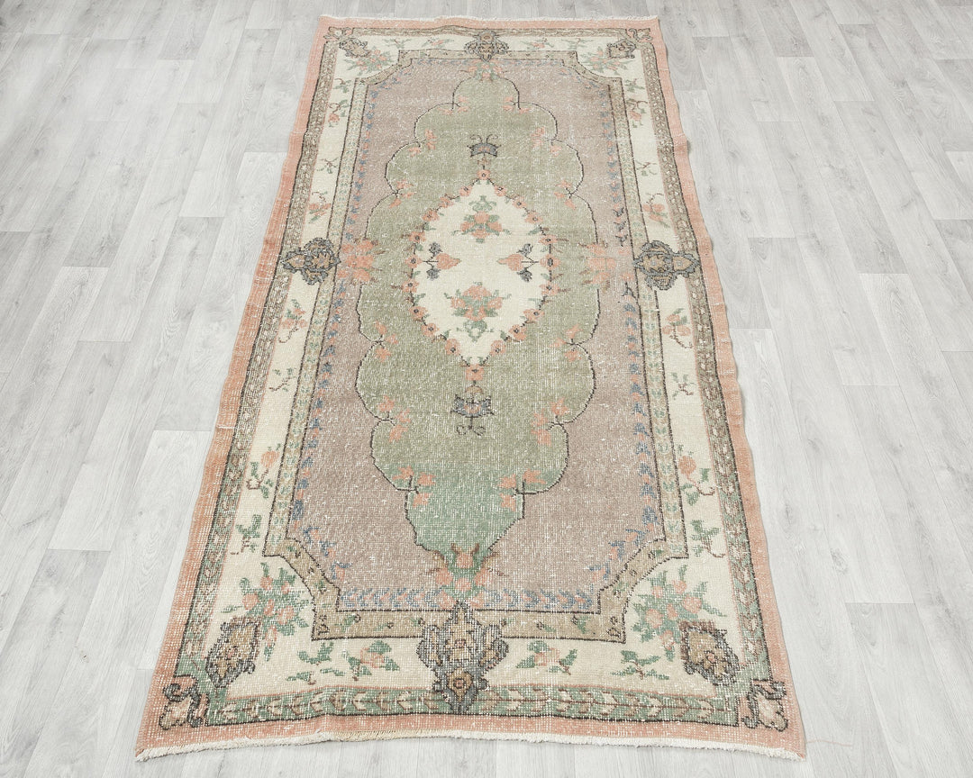 Oushak Rug 7' 9" x 3' 9" | No. VR69224