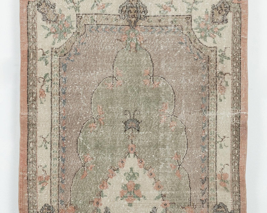 Oushak Rug 7' 9" x 3' 9" | No. VR69224
