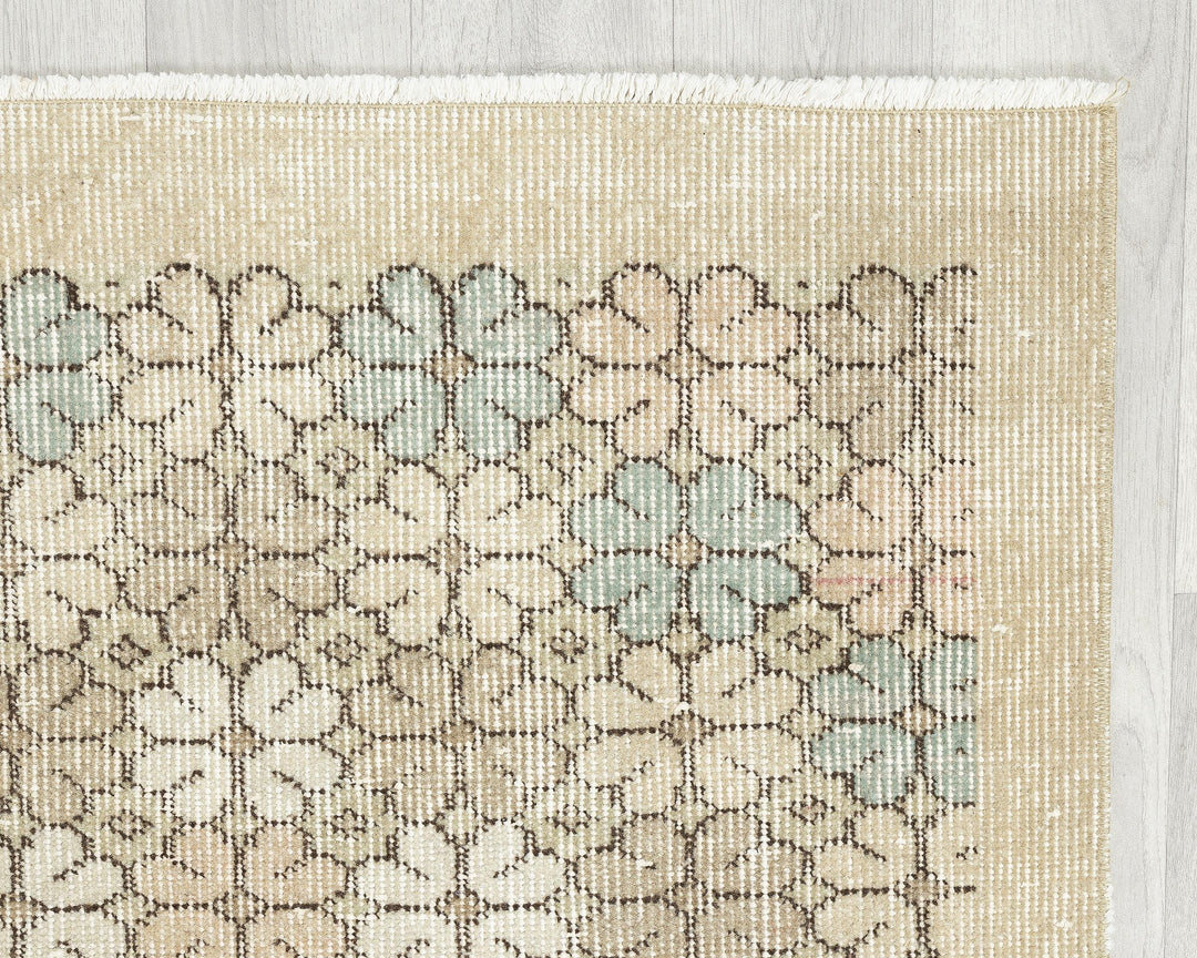 Faded Oushak Rug 3' 4" x 5' 10" | No. VR14455