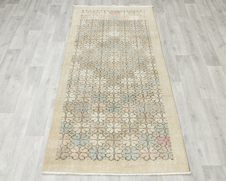 Faded Oushak Rug 3' 4" x 5' 10" | No. VR14455