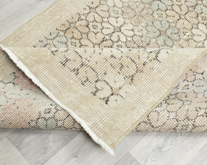 Faded Oushak Rug 3' 4" x 5' 10" | No. VR14455