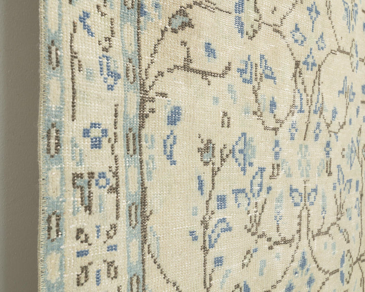 Beige Oushak Rug 3' 11" x 7' 3" | No. VR21117