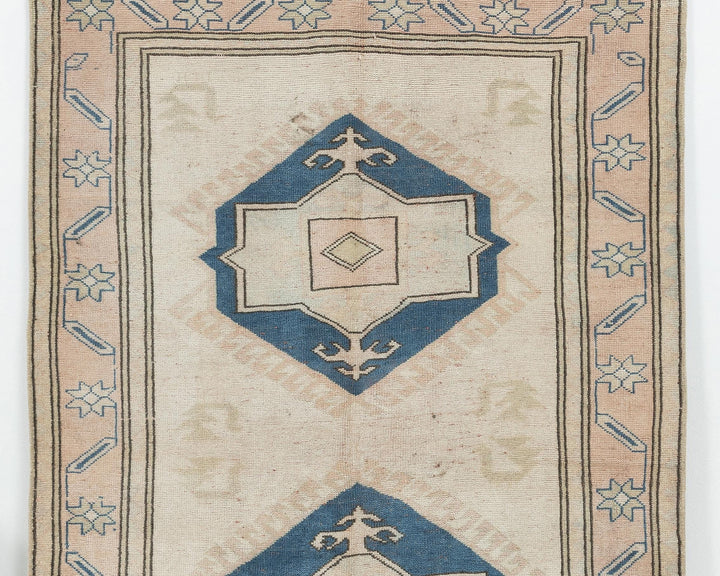 Blue Oushak Rug 6' 5" x 4' 6" | No. VR47550