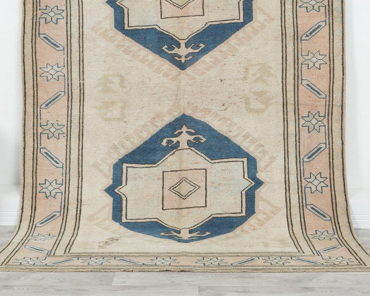 Blue Oushak Rug 6' 5" x 4' 6" | No. VR47550