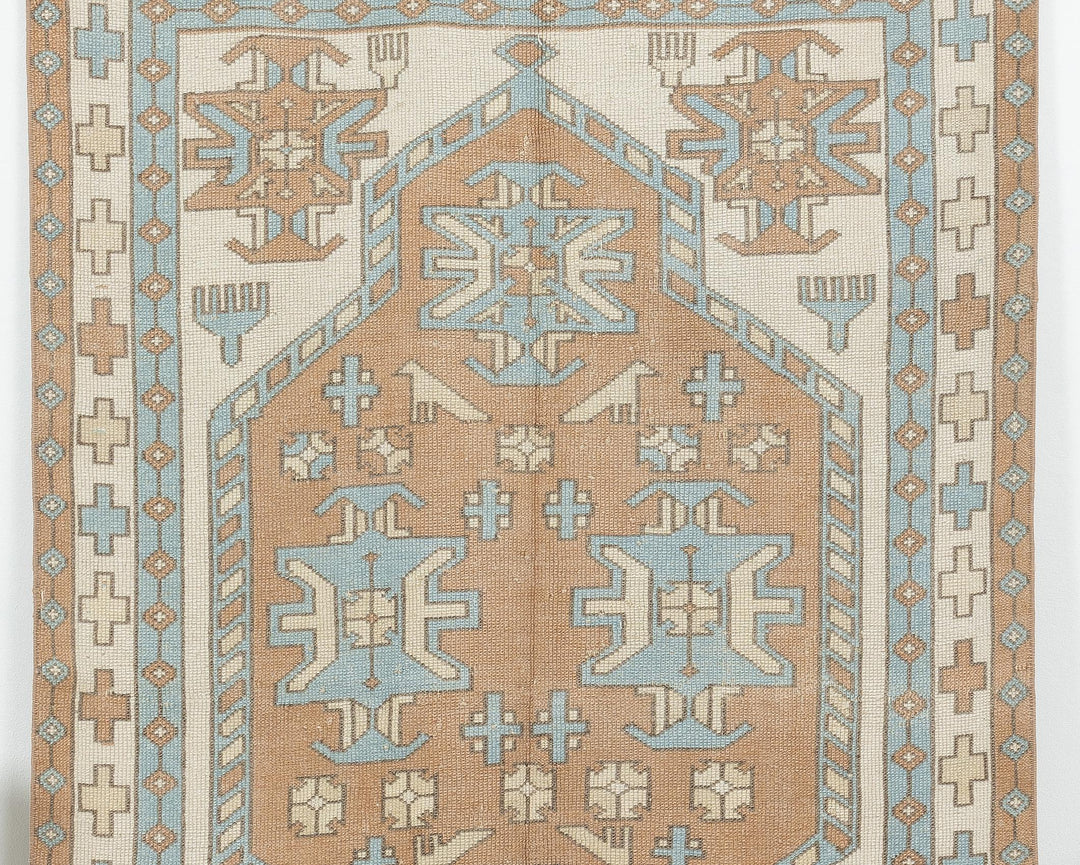 Neutral Oushak Rug 4' 3" x 6' 5" | No. VR77054