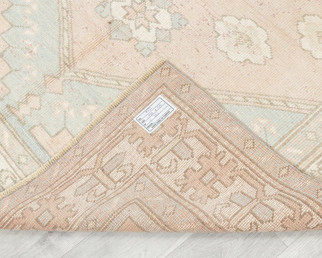 Blue Oushak Rug 4' 5" x 6' 4" | No. VR74795