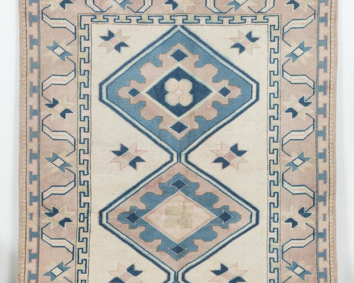 Neutral Oushak Rug 4' 4" x 6' 7" | No. VR40455