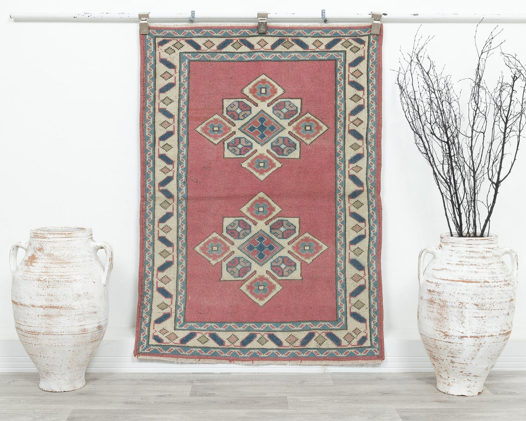 Neutral Oushak Rug 2' 11" x 4' | No. VR10272