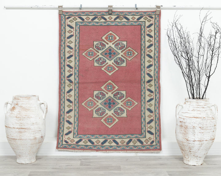 Neutral Oushak Rug 2' 11" x 4' | No. VR10272