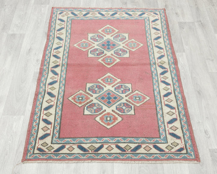 Neutral Oushak Rug 2' 11" x 4' | No. VR10272