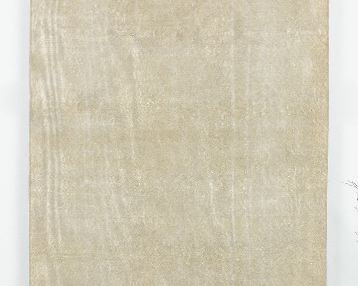 Beige Oushak Rug 6' 10" x 3' 9" | No. VR42566