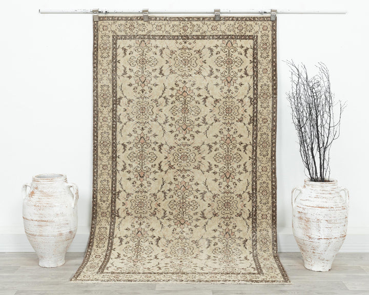 Rust Oushak Rug 3' 7" x 6' 7" | No. VR20702