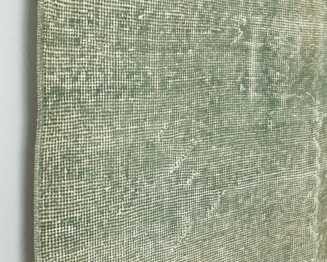 Green Oushak Rug 3' 7" x 6' 8" | No. VR73015