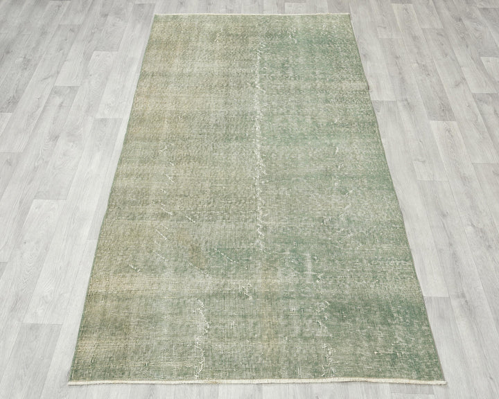 Green Oushak Rug 3' 7" x 6' 8" | No. VR73015