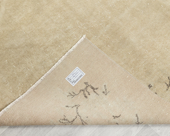 Beige Oushak Rug 3' 7" x 6' 7" | No. VR21621