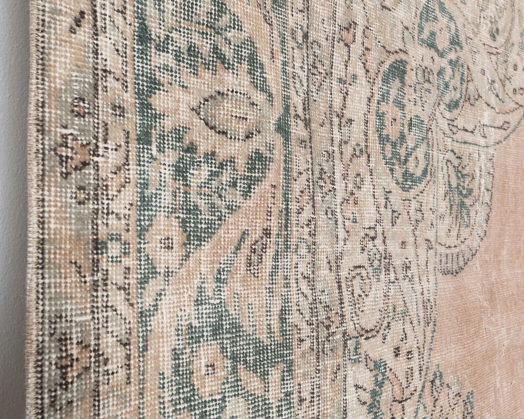 Red Oushak Rug 7' 2" x 10' | No. VR14141