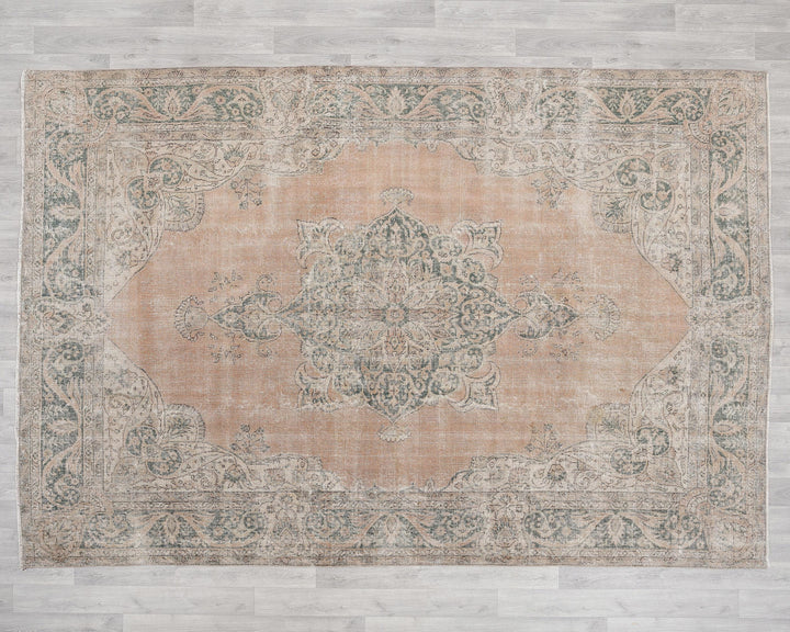 Red Oushak Rug 7' 2" x 10' | No. VR14141