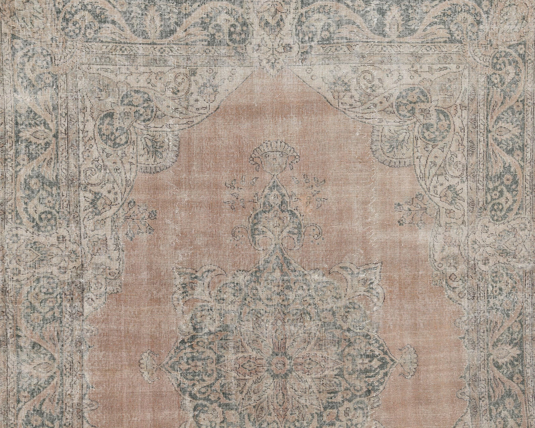 Red Oushak Rug 7' 2" x 10' | No. VR14141