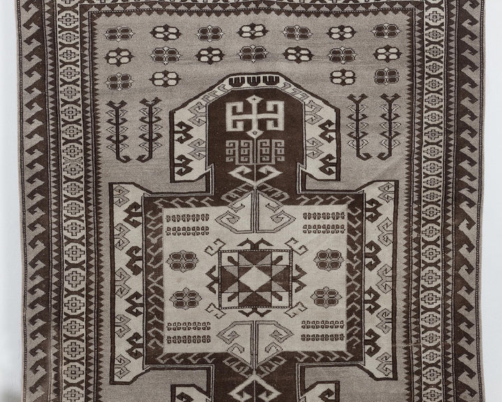 Brown Oushak Rug 8' 7" x 9' | No. VR81785