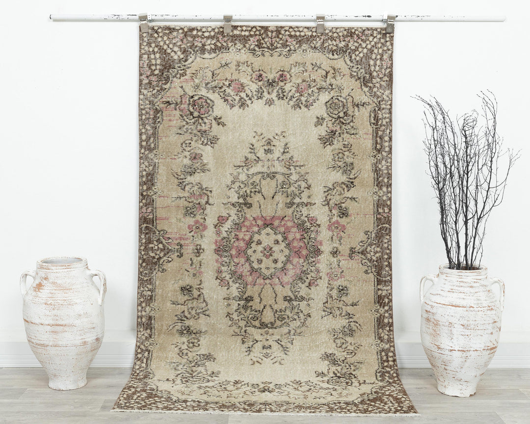 Oushak Rug 3' 8" x 6' 7" | No. VR18759